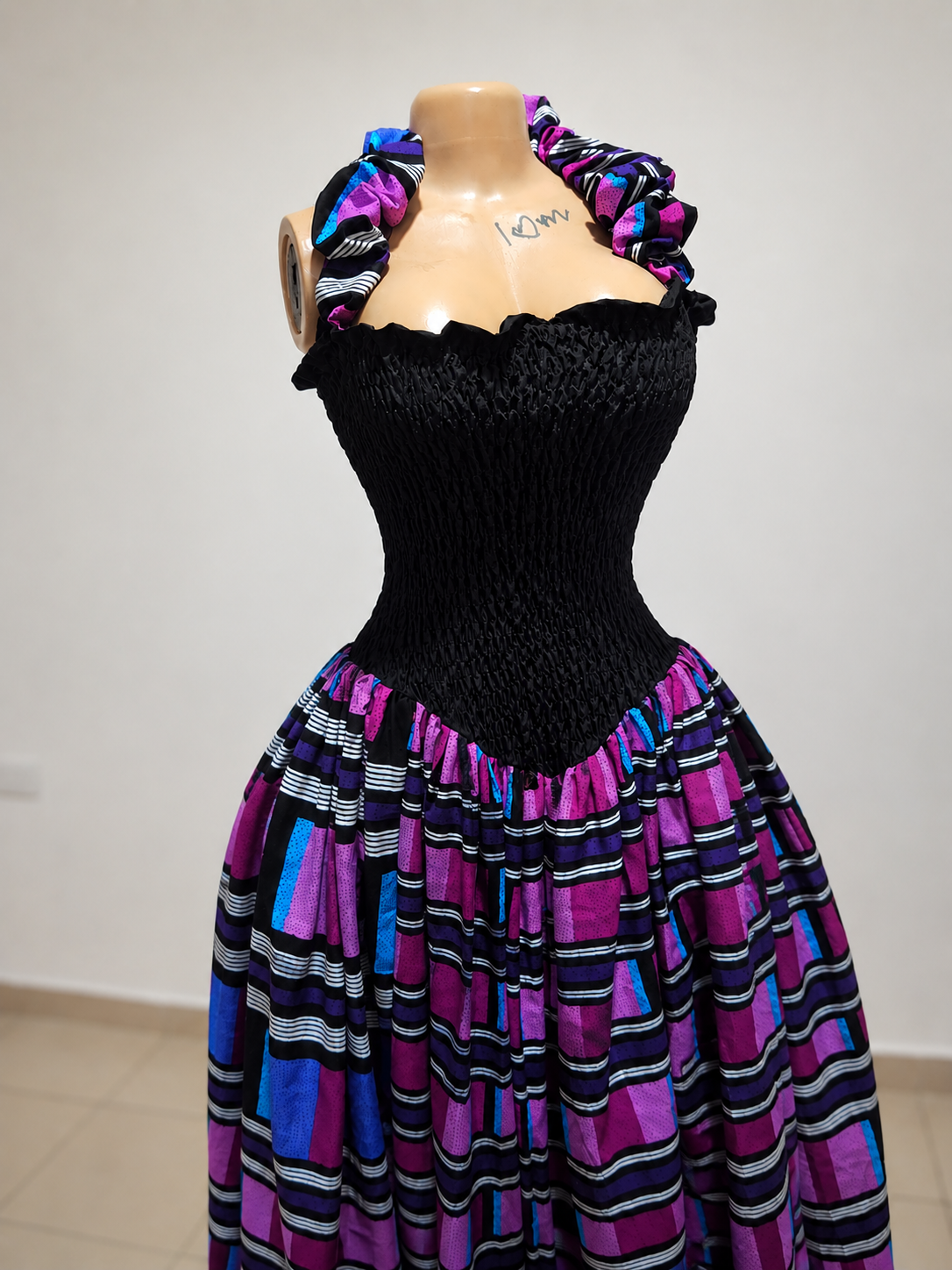 Ankara maxi dress
