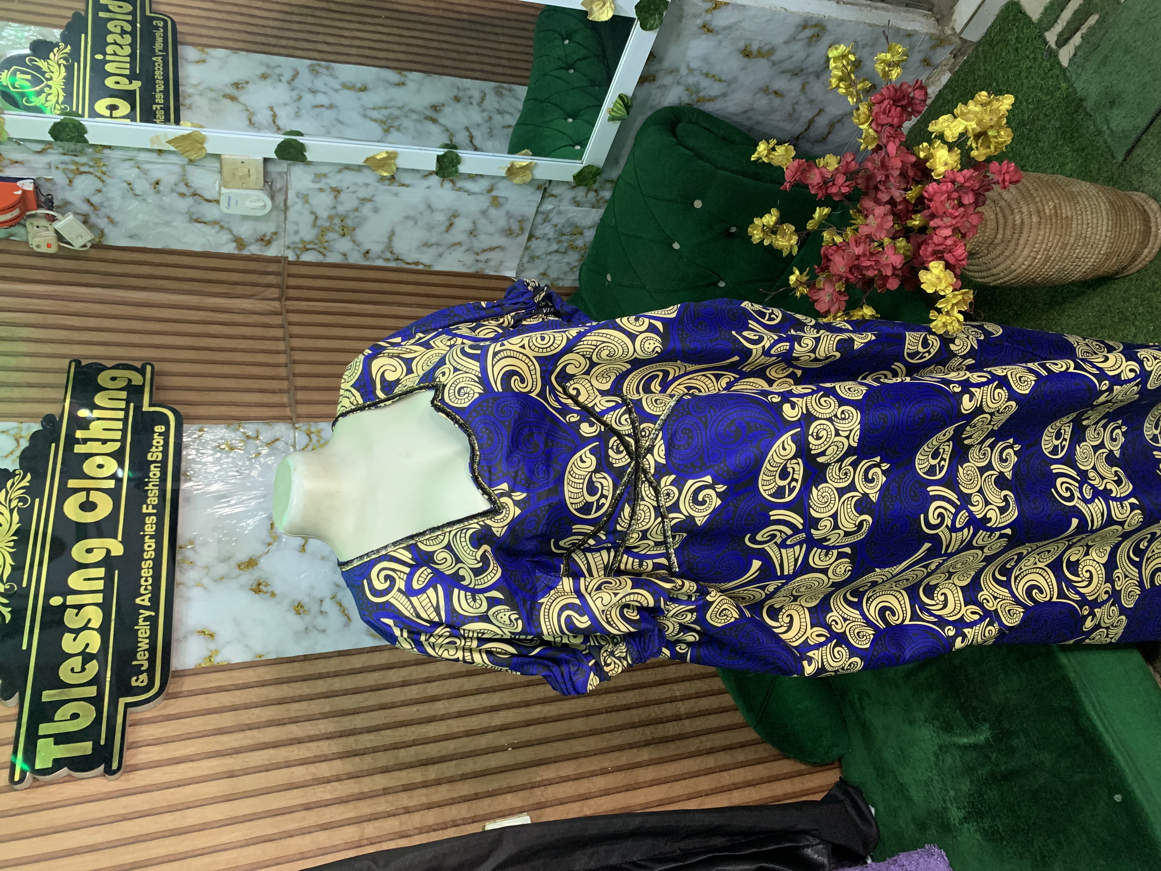 Ankara bubu gown